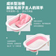 Special bathtub for pet puppies, lying pad, suspension pad, anti-choking Bichon Teddy bathtub, folding small dog, dinosaur bath mat