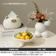 Yusenyi cream style creative high-end tissue box for home living room high-end light luxury toilet paper box desktop ceramic napkin Thai cat tissue box 4-piece set A