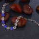 Banach Sri Lankan colored gemstones as a Valentine’s Day birthday gift for girlfriend and wife, sapphire bracelet