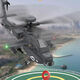 Yuxiang Apache F11S Helicóptero Remoto Armado GPS Modelo de aviación Aviación 3D Simulación de vuelo inverso Dron Rhsky Apache F11s Juego completo de Lightning Lilling Standard 1 Electric + Aluminio Aleación