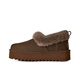 UGG autumn women's comfortable furry collar thick-soled round-toe casual lazy furry shoes 1166733 DRKT | dark toffee brown 38 The shoe is a little small, it is recommended to take a larger size
