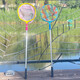 Children's fishing net telescopic fishing net dragonfly fish shrimp fishing net stainless steel outdoor toys insect net bag portable 1 meter 3 section stainless steel children's copy net - yellow