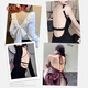 Gujin (GUJIN) U-shaped beautiful back bra for women 2026 new popular thin style big breasts showing small backless bra one-piece vest style