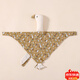 Jingmengyuan wrinkled cloth soothing napkin, baby can bite the doll, sleeping baby, soothing baby to sleep, pure cotton gauze little swan hand puppet, khaki umbrella (goose) 1 pack