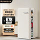CHIGO first-level energy efficiency new European retro mini double-door refrigerator low energy consumption silent household small refrigerator living room rental dormitory moisture-proof refrigeration freezing energy saving 131 retro white single refrigeration only about one kilowatt hour in three days + light energy saving