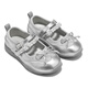 Saturday Children's Shoes Girls' Single Shoes Spring New Girls Ballet Princess Shoes Mary Jane Shoes Children's Sports Casual Shoes Silver 27 Shoe Inner Length 17.5cm/Suitable for Foot Length 16.7cm