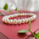 Queen of Pearls 5-6mm nearly round freshwater pearl bracelet elastic rope bracelet bracelet girl birthday gift for women