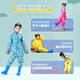 Zailu children go to the sea and play in the sand. One-piece water play clothes. Full-body waterproof rain pants and rain boots. One-piece waders for wading kindergarten. Special yellow overalls - with pockets. 40 size 22. Shoe inner length 13cm.