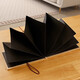 Yihao Organ This album is a three-dimensional book folded handmade DIY homemade paste photo lover couple birthday boy and girlfriend Valentine's Day gift 6-piece photo book organ This album gift box + gift pack 6-piece set [Recommended] Medium black card inner page [21*15cm] [90% choice]
