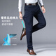 Seven Wolf (SW1960) 2025 Spring and Autumn New Tennis Casual Pants Men's Trousers Loose Straight Men's Trousers Summer Thin Business Long Pants Dark Blue 1517 Four-sided Flash Thin 29