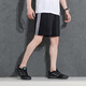 Adidas shorts men's pants 25 summer new sports pants running training pants quick-drying breathable casual and fashionable five-point pants IC1484/black/mesh lining/fashion three-stripe M