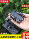 Blaue Farbe HE Internet Promi Mini Drohne Luftfotografie Fernbedienung Flugzeuge kleine Grundschule Schüler Quadcopter Jungen Kinder Spielzeug 6 Dual -Kameras Basis -Flug Black 2 Batterien für Fernbedienung Batterie + Verbrauchsmaterial Teile + Ladung