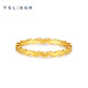 Xie Ruilin (TSL) Anillo de oro 5G CARRILLO DE ORO COMPLETO Línea ondulada Línea de oro Línea de oro Full And YX724 Categoría de precios (tarifa de trabajo alrededor de 680 yuanes) 1.95 g (15 puerto de anillo)