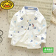 G.duck pure cotton boys long-sleeved shirt 2026 autumn children's shirts baby tops children's baby spring and autumn coats children's clothing Mickey white 120 label 12 recommended height around 110
