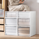 
Sanqihu storage box drawer plastic household clothes wardrobe storage box underwear storage cabinet transparent 9227 depth 44 width 34 height 19 One-pack price 365 days / ten years warranty / damage compensation after-sales guarantee