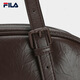 FILA Official Women's Bag Handbag 2025 Winter New Fashion Casual Shoulder Bag Handbag Boston Bag Dark Original Brown-BN XS