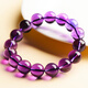 Amethyst bracelet one thing one picture boutique natural lavender amethyst deep violet transparent 1049 10.9mm