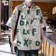 AEMAPE pure cotton seven-quarter sleeve breathable shirt men summer plaid short-sleeved shirt jacket men teenager handsome Hong Kong style top DX1873 white XL about 130-150Jin [Jin equals 0.5 kg] can be worn