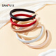Sanfu soft and fine version headband single fashion fresh high skull style hair accessories accessories headband 845868 red 1 piece