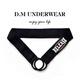 DMD.M Men's Underwear Men's Ring Sexy Stretch Lift Metal Ring Thong Low Waist Youth Hollow Fun White_Double Iron Ring M_Weight 100-115Jin Jin is equal to 0.5 kg