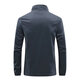 Ice silk quick-drying sun protection clothing men's skin clothing men's summer thin stand-up collar fishing outdoor jacket lake blue XL
