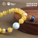 Potala Palace beeswax sea grain stone bracelet 925 silver treasure bowl pendant single circle amber bracelet for men and women as a birthday gift for girlfriend