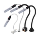 JasperOasis led machine tool work light (220V magnetic type) 500mm hose, 30w power, with switch