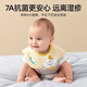 Betis baby saliva wipes baby bibs moisture-wicking and quick-drying pure cotton children's waterproof bibs Mangosteen 3-pack 28*26cm