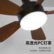 Qiuyi Restaurant Track Light Island Fan Kronleuchter Café