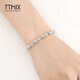 TTMIX honeycomb lantern bead platinum bracelet pt950 platinum bracelet women's platinum bracelet laser bead bracelet gold weight 10.30g inner circumference 14cm thick 6.0mm