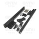 Sanqihuzhongdao platform guide rail open guide rock slab dining table extension slide rail bar side pulling slide heavy-duty track total track 1700mm/stroke 1585mm