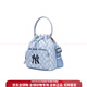 MLBMonogram Series NY New York Yankees Retro Old Flower Bucket Bag Handbag Shoulder Bag Crossbody Blue