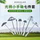 
Gardening tools small shovel home farming flower planting and growing flowers outdoor shovel soil shovel rake hoe weeding small hand hoe 3519-red handle hoe 16 points