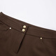 Scofield Women's Commuting Suit Pants Retro Fashion Slim Slim Business Pants New Brown S 160