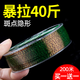 BEITU imported fishing line spotted line main line sub-line set full set of nylon line pure imported super strong tension fishing line green spot (100 meters) 2 rolls No. 0.8