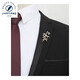 Shaoyu Men's Brooch Gentleman Bamboo Corsage Pin Suit Overcoat Clothing Business Casual Accessories Gift