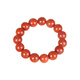 Zhenghe Jewelry Nanhong Bracelet Sichuan Material Wasi Brocade Red Agate Single Circle Bracelet Full Color Full Flesh Nine Buddha Beads 12mm Men's and Women's Style