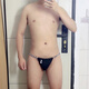 Men's underwear sexy low-waist thong cotton U convex large bag gay 0 youth thick rope comfortable single thong white store manager XL