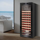 Vinocave wine cabinet constant temperature wine cabinet compressor refrigerator moisturizing home living room fresh wine refrigeration slim model - JC-170A - 65 bottles red wine cabinet