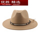 MPPMCK Tibetan style woolen cowboy hat ethnic style travel hat red