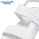 Skechers JAMES GOLDCROWN joint model girls summer Velcro graffiti sandals 314094L white/pink/lake blue/WPTQ 35