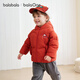 Balabala Children's Down Jacket Girls Baby Thickened Warm Goose Down Jacket Winter Boys 2025 New Winter Jacket Top Trendy