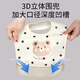 Bao's bib baby eating waterproof smock baby food supplement bib saliva napkin children's splash-proof clothing anti-dirty single-piece