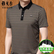 Генеральный директор Yageol Mulberry Silk's Men's Complete Fort Fit Lapel Lymer Summer Middle Aged Добавляя жирную и увеличенную рубашку для шелковой поло от папы 9906 White XL 175 [Предлагается 135JIN [JIN равен 0,5 кг] -150JIN [JIN равняется 0,5 кг]]]]