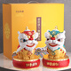 Lion dance lion ornaments, national trend, housewarming and opening gifts, new Chinese-style living room, entrance, front desk office ornaments (SF Express) red lion to run-gift box