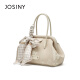Zhuosini 2025 Neues modisches, vielseitiges One-Shoulder-Crossbody-Tasche für Frauen mit High-End-Nischendesign Handheld-Shell-Tasche Aprikosenfarbe