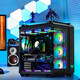 ASUS ROG family bucket Ryzen AMD 9800X3D host TUF5080/5070/5060 graphics card E-sports game assembly computer diy ammunition depot sea view room desktop special price 9800X3D/TUF5080/32G host package