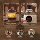 Electric stew pot steamer electric cooking pot stew pot casserole stew and steam all-in-one food supplement pot stew soup cup electric stew pot electric casserole soup pot stew water-proof porridge multi-function 5L purple sand scheduled appointment 4-6 people
