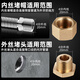 A beautiful brass thickened 4-point inner and outer wire water pipe plug, four-point triangular valve blocking cap, faucet plug, explosion-proof 20 bulkhead, extra thick 4-point outer wire plug, copper electroplating