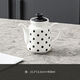 Kashiwa Chao Hepburn style ceramic oil pot commercial oil bottle soy sauce vinegar pot home kitchen seasoning jar restaurant seasoning pot set Hepburn style oil and vinegar pot - dots
